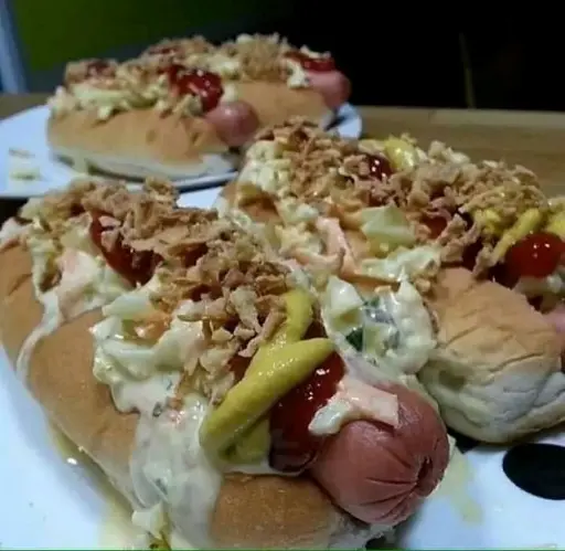 Perro Caliente simple + Huevo y Queso